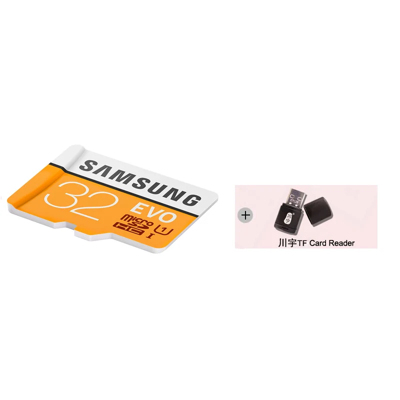 Карта памяти SAMSUNG carte sd 32 gb C10 tf-карта класс 10 tarjeta micro sd 64gb micro sd карта 128gb для смартфона huawei honor v10 - Емкость: MP32G-TFreader