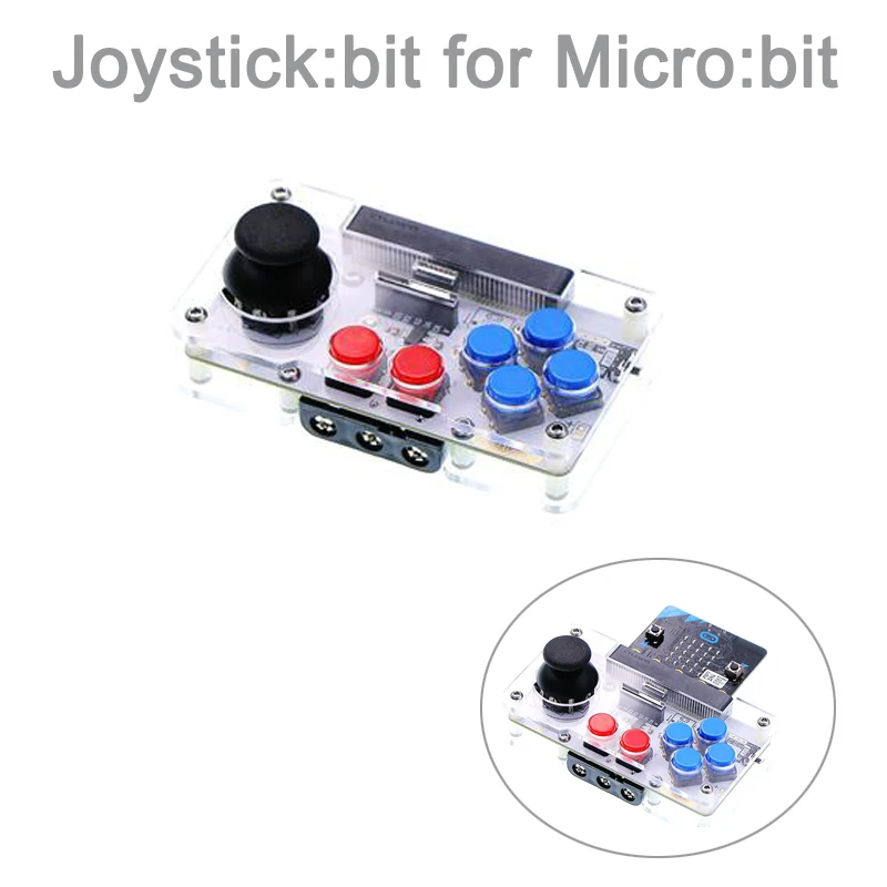 Джойстик: бит для BBC Microbit Micro: бит настольной игры расширение, для программы питона, встроенный выключатель питания и внешний разъем питания
