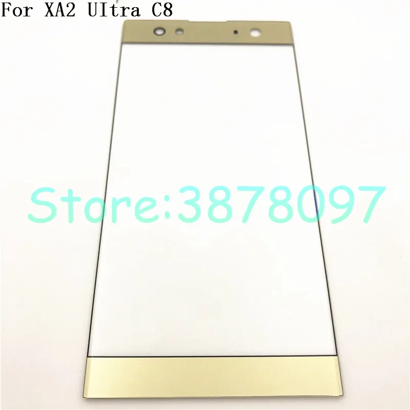 

High Quality Original 6.0 inches For Sony Xperia XA2 Ultra C8 Glass Front Outer Glass Lens Touch Screen Panel+Logo