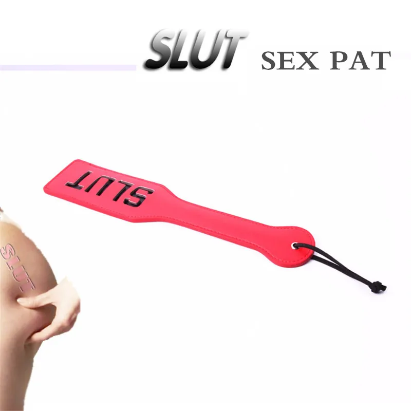 Черная красная розовая штыревая лопатка 320 мм|spanking paddle|fetish bdsmbdsm whip |