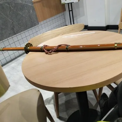 Аниме Онлайн игра TOUKEN RANBU HIZAMARU Hizamaru Higekiri косплей меч деревянное оружие|Реквизит