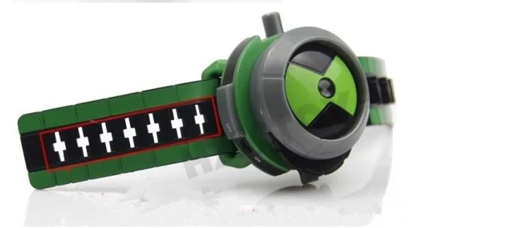 Ben10 omnitrix часы Стиль Дети проектор часы Япония Подлинная Ben 10 часы игрушка проектор средняя поддержка падение Дети Рождественский подарок