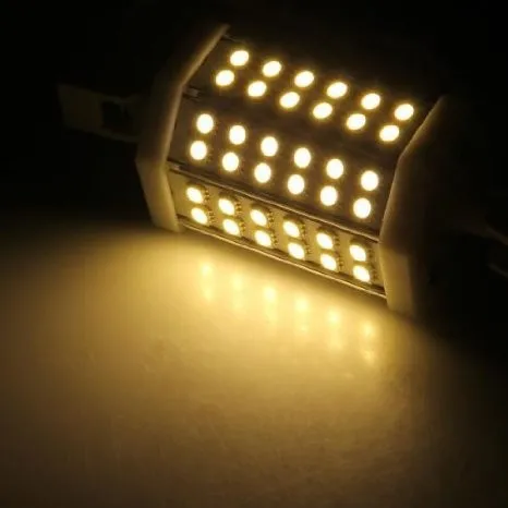 R7S 118 мм ампулы затемнения 5050 SMD 36LED Blanc CHAUD 10 Вт теплый белый/белый 85-265vac заменить галогенные прожектора бесплатная доставка