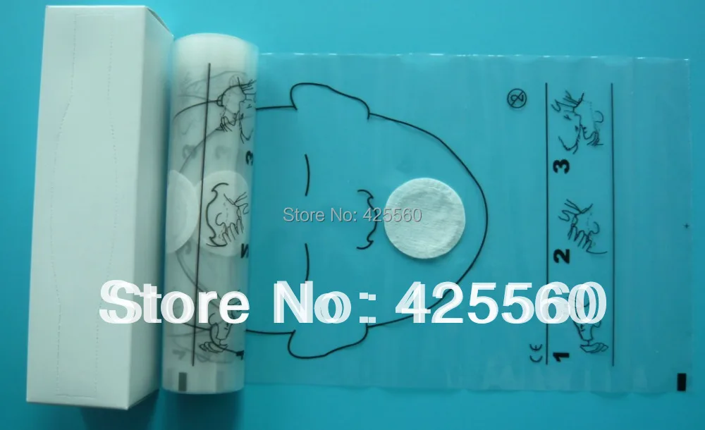 CPR Face Masks Mouth To Mouth Rescue Protect Shields With One-way Valve For First Aid Training 4 Rolls 36 Pieces/Roll