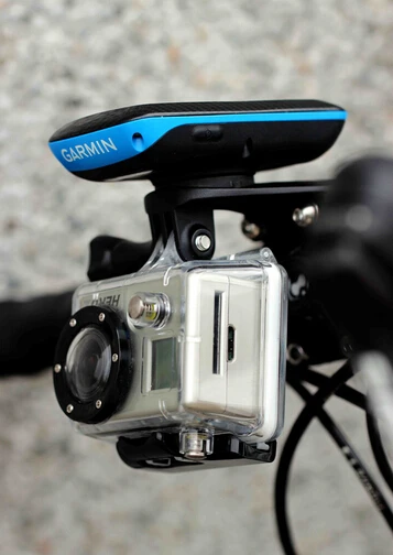 Fouriers HA-S014 Bicycle Handlebar Stem Mount adaptor/holder For GARMIN Edge810 800 510 500 200 Computer&GoPro HERO HERO2, HERO3