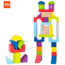 Xiaomi MITU Hape 70 шт. головоломка строительные Конструкторы для раннего образования детская игрушка 26 букв 10 цифр развивающие игрушки