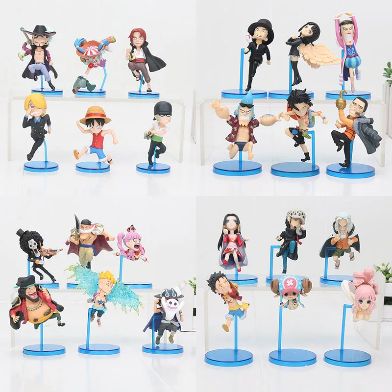 Экшн-фигурка Luffy Sanji Zoro Tony Boa Marco Brook Usopp Shanks на 20-ю годовщину из пвх игрушка 6