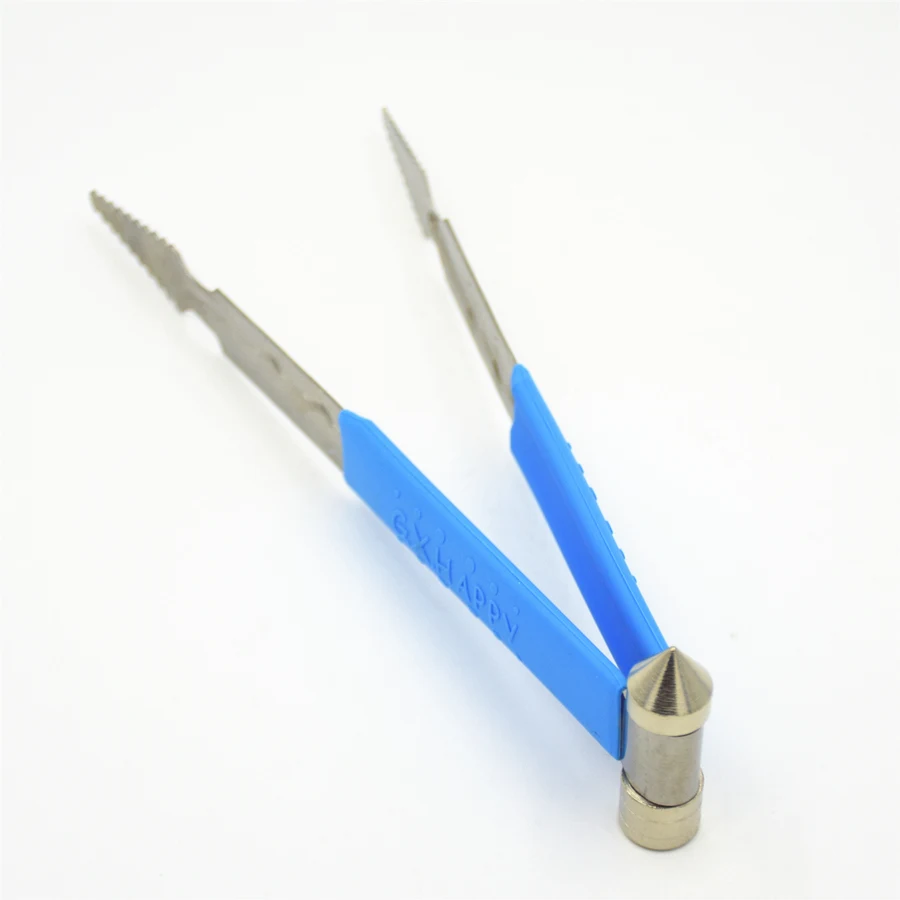 

Metal Multifunction Shisha Hookah Charcoal Tongs Clips Tweezers with Hammer Silicone Handle Chicha Narguile Accessories