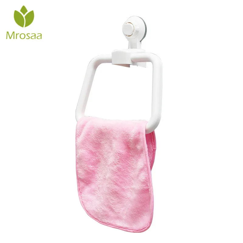 Mrosaa Powerful Suction Cup Towel Holder Wall Mount Towel Rings