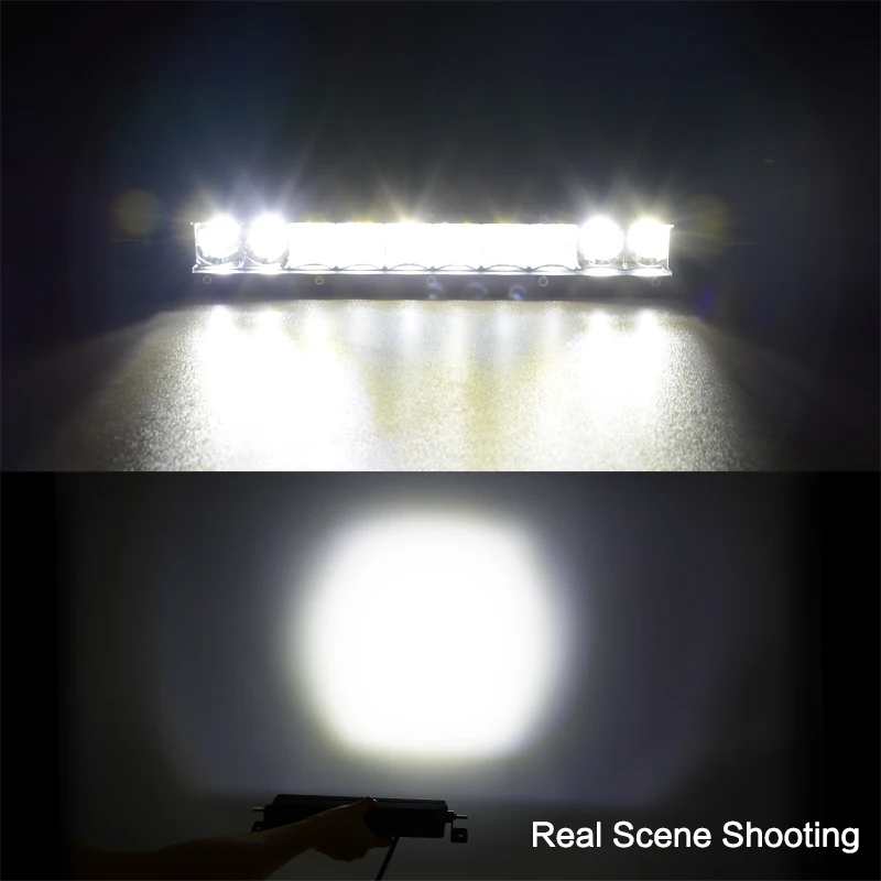 13 inch 3500LM 50W Cree LED Light Bar IP67 Flood Spot Combo For Marine Tractor Truck Boat ATV SUV 4x4 Working Drive Bar Light