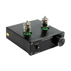 FX аудиотрубка-01 предусилитель усилитель предусилитель Bile Preamp 6J1 вакуумная трубка Мини HIFI ламповый Предварительный усилитель DC12V для