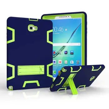 

Patchwork Kids Safe Silicon Protective Back Case for Samsung Galaxy Tab A A6 10.1 SM-P580 SM-P585 Shockproof Stand Back Cover