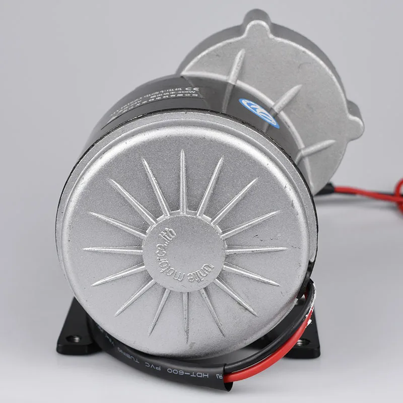 Discount 350W 24V 36V DC Brushed Motor Electric Bicycle Motor Escooter Ebike Electric Tricycle Bicycle Motor Kit Bike DIY Parts MY1016Z3 3