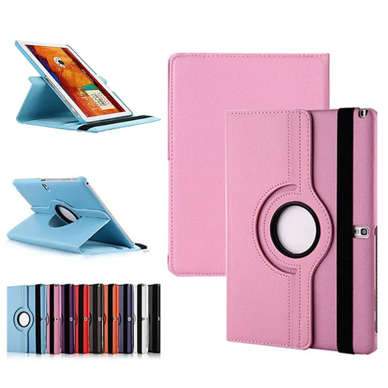 Вращающийся на 360 градусов чехол подставка для Samsung Galaxy Tab Pro/Note 10 1 2014 SM T520 P600 P601