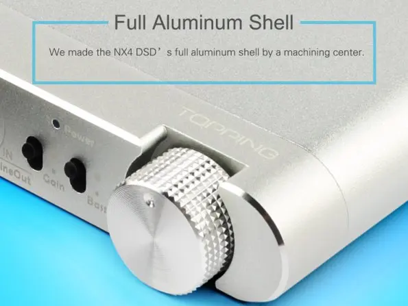 Topping NX4DSD Portable Audio DSD DAC Amplifier Headphone Earphone HIFI Digital Stereo Audio AMP for Iphone Black