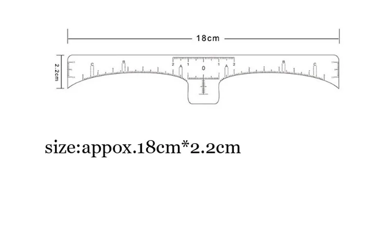 100 шт Одноразовые тату для бровей, Перманентный макияж, микроблейдинг, принадлежности для татуировки, измерительная линейка, тату, аксессуары, инструменты