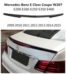 Автомобиль углерода Волокна спойлер для Mercedes-Benz E Class Coupe W207 E200 E260 E250 E350 E400 2009-2015 крыло Спойлеры Авто Аксессуары