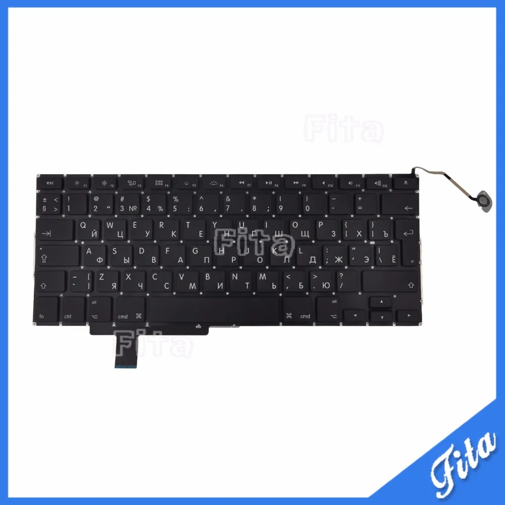

NEW For Macbook Pro 17'' A1297 RU Russian Keyboard 17" 2009 2010 2011 2012