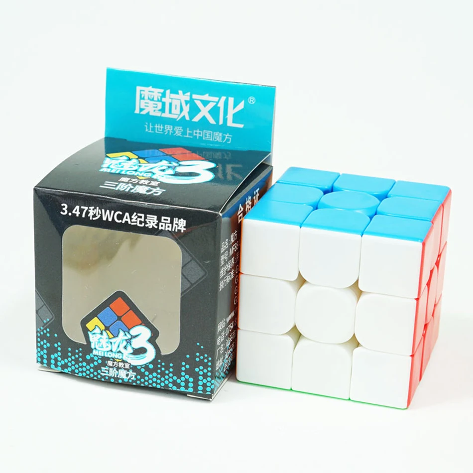 MoYu Meilong 3x3x3 M magnetic stickerless speedcube cube puzzle toy UK STOCK 