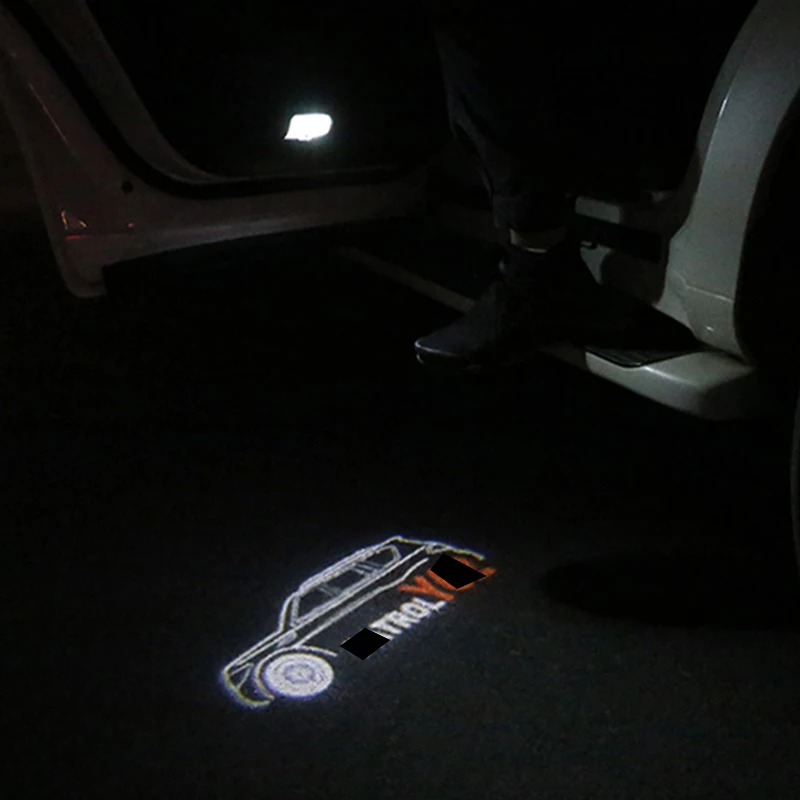 

2 Pcs Car LED Door Welcome Light Projector Laser Shadow Lamp For Nissan Patrol Y62 Car Accessories