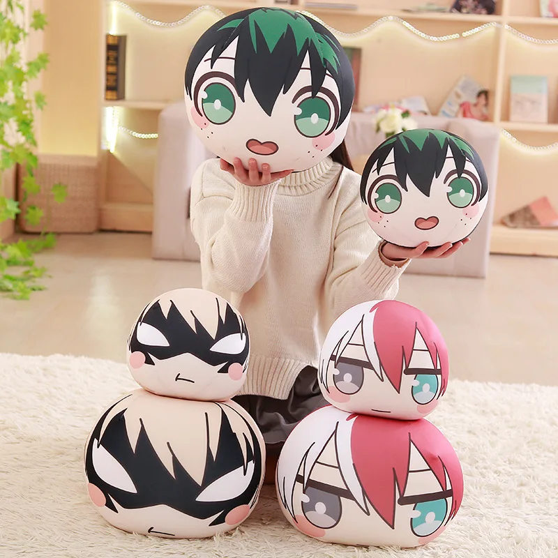 Anime My Hero Academia pillow Soft Stuffed Plush toys My Hero Pillows Plush Doll Toys For Children Christmas Pillow Gifts