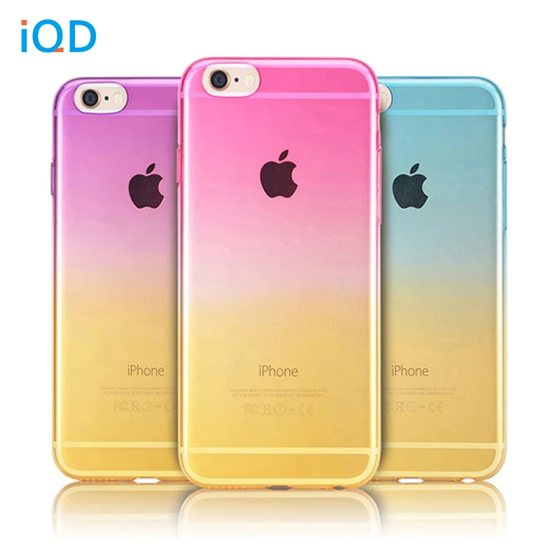

For iPhone 6s Case Colorful Slim Translucent Flexible TPU Soft Defender Case Protective Shell for Apple iPhone 6 6S 4.7 inch