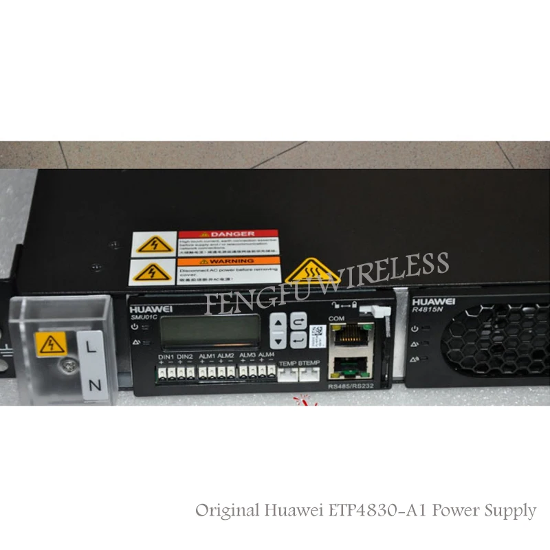 ETP4830-A1 30A с модулем мониторинга SMU01C и 2* R4815N для веб-управления через Ethernet-оптический встроенный источник питания для телекоммуникации