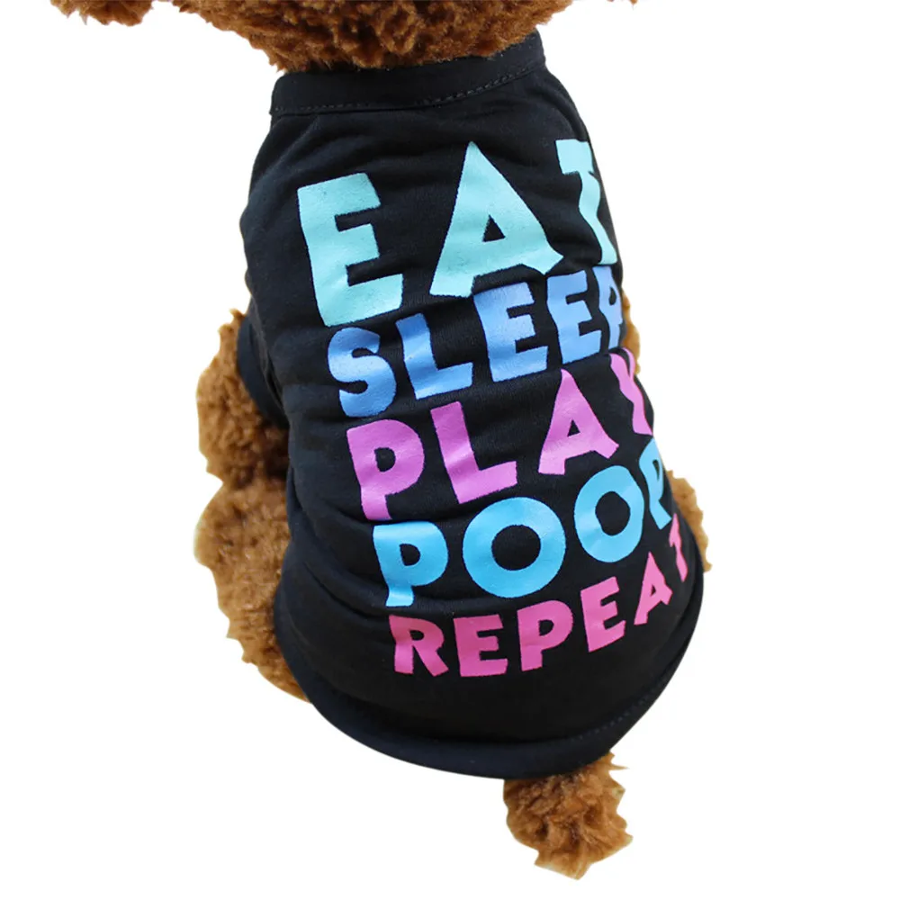 

Pet Dog Shirt Summer Dog Vest Clothing Polyester T-Shirt Puppy Costume For Small Dog for Dogs Pet Clothes Chaleco Perro Mascota
