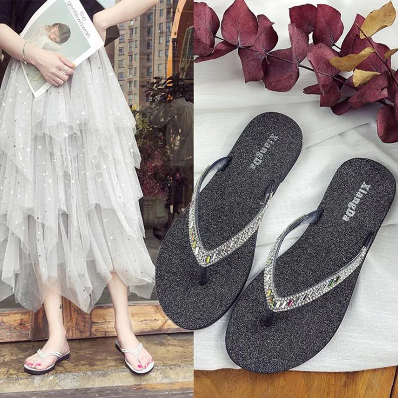 Для женщин шлепанцы сезон лето zapatos mujer 2019 модная обувь для отдыха тапочки с