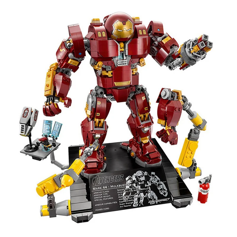 Iron Man Hulkbuster Set Compatible Legoing 76105 Marvel Super Heroes
