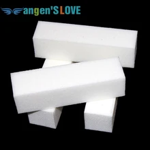 10 шт./партия наклеки для ногтей пилка блок педикюр Полировка маникюра шлифовальный лак белый макияж инструменты для красоты(China)