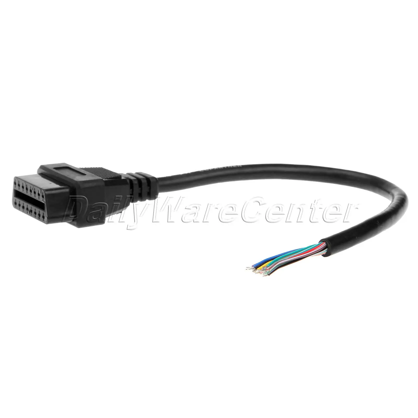 30cm OBD2 OBD-II 16 Pin Female Extension Connector To Open Plug Wire Diagnostic Cable Extender OBD2 Female Cable Diagnostic Tool