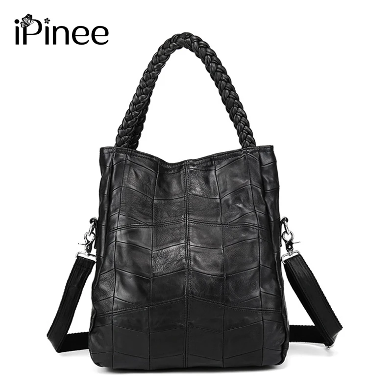 iPinee 100% Genuine Leather Bags Real Sheepskin Women Handbags Patchwork Crossbody Bags For Women Free Shipping iPinee 100% Genuine Leather Bags Real Sheepskin Women Handbags Patchwork Crossbody Bags For Women Free Shipping