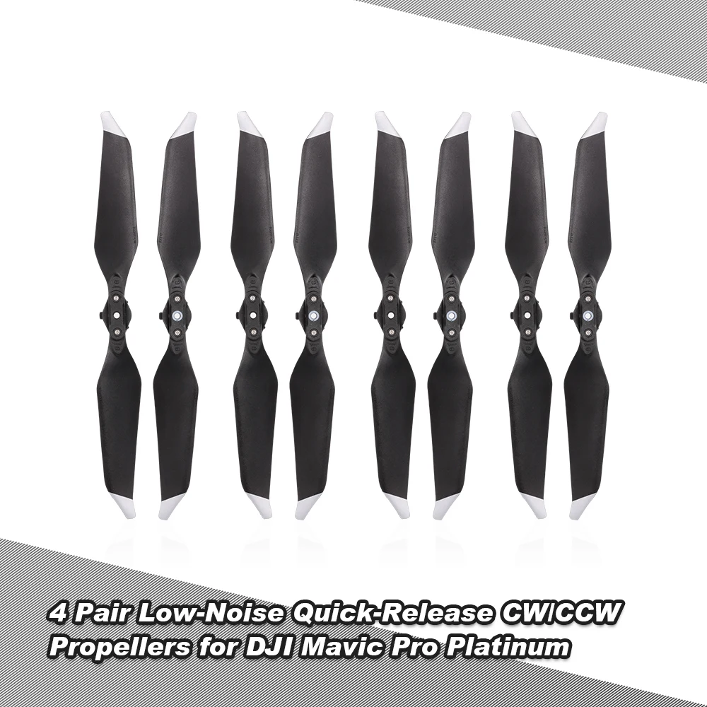 4 пары 8331 низкошумные быстросъемные пропеллеры CW/CCW Для DJI Mavic Pro Platinum Propeller RC
