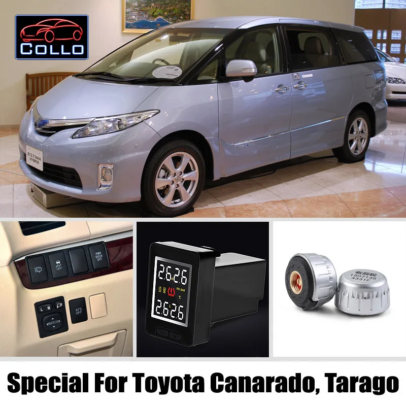 Система контроля давления в шинах для Toyota Previa Canarado Estima Tarago/система мониторинга