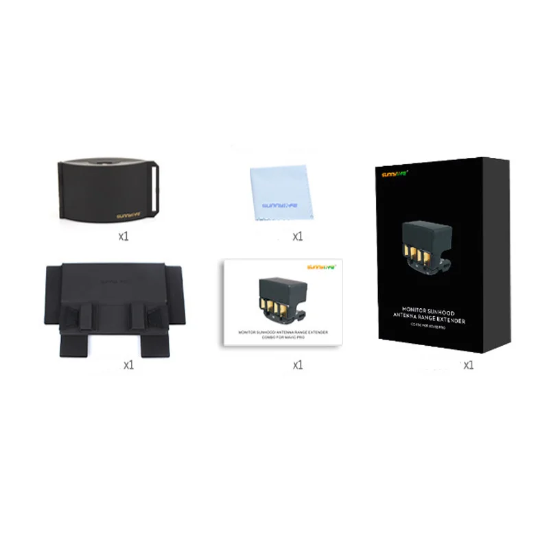 Amplificador de Sinal Alcance + Smartphone Capa para Dji Amplificador Antena Extensor Pára-sol Mavic Pro - ar & Faísca Controle Remoto - Image 6