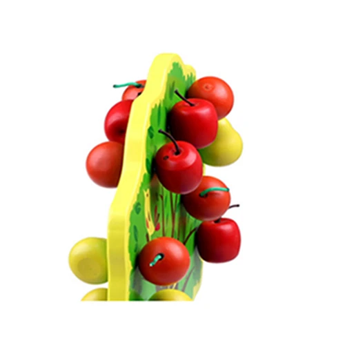 Montessori Kids Educational Toys Fun Wooden toy Magnetic fruit Early Learning Teaching Aid Baby Toy Gift Montessori Kids Educational Toys Fun Wooden toy Magnetic fruit Early Learning Teaching Aid Baby Toy Gift