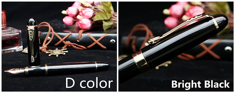 JINHAO X450 передовые перьевая ручка, покрытие из 18 к GP чернильная ручка NIB больше цветов на выбор упаковки с черной ручкой мешочек Горячая распродажа