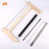 12" Frame Saw with 3pcs Replacement Blades 24TPI 310mm 1