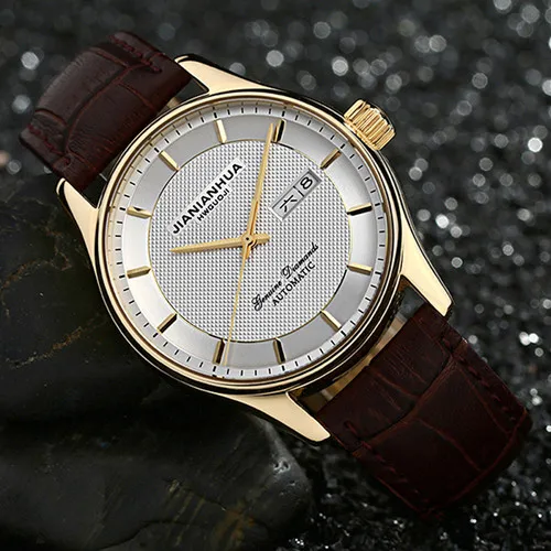 Relogio masculino otomatik saat montre homme mechanique automatique relog automaticos дни недели и Дата Мужские механические часы водонепроницаемые - Цвет: 5