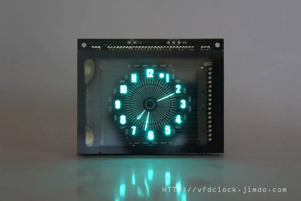 

USB Powered BOE VFD48 Disc Pointer Clock V1.5- Fluorescent Electronic Clock - No Shell