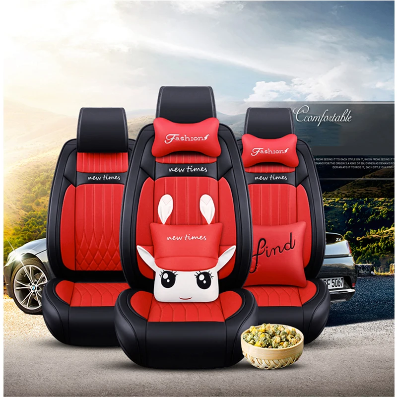 Cartoon Leather car seat cover For lexus rx 200 300 350 460 470 570 480 580 rx300 rx330 rx350 rx450h of 2010 2009 2008 2007 auto