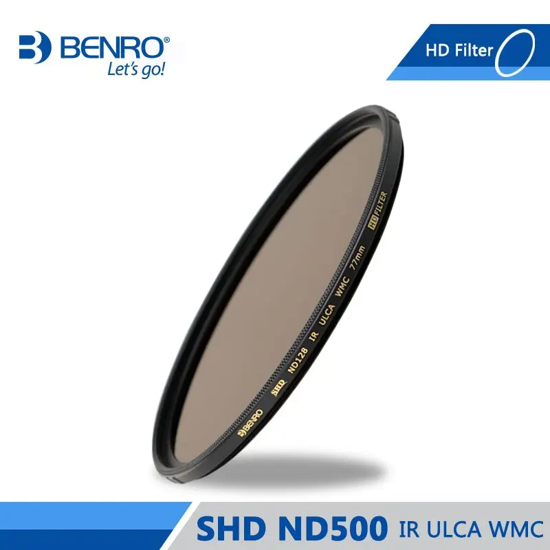 Benro SHD ND500 IR ULCA WMC фильтр высокого качества оптика ND фильтры водонепроницаемый анти-Масляный фильтр DHL - Цвет: SHD ND500