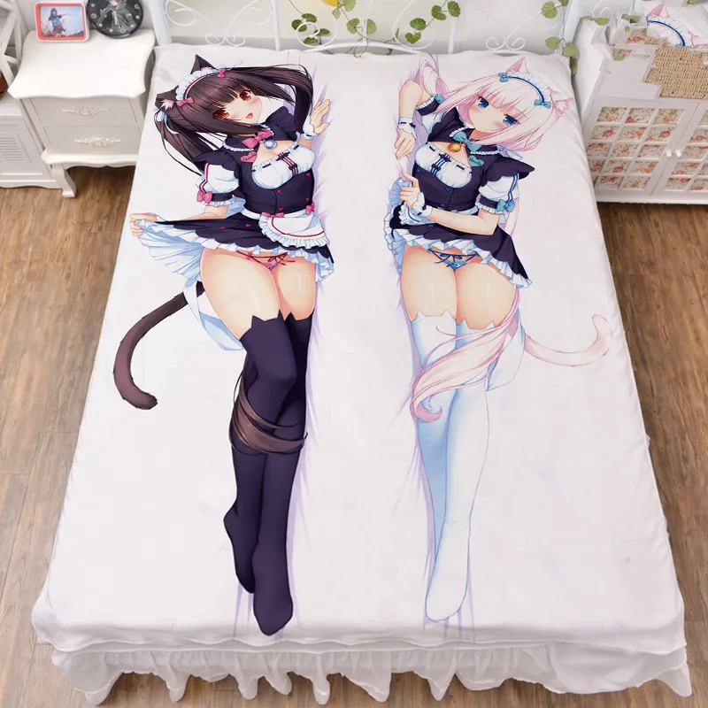 150x200 см аниме NEKOPARA сексуальные девушки шоколад ваниль кокосовый азуки молочное