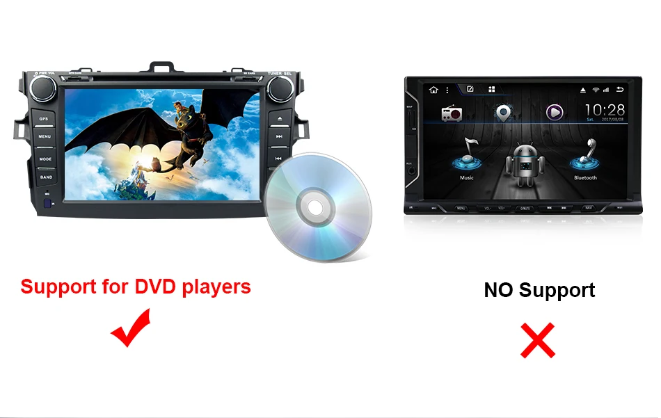 Clearance Eunavi 2 Din Android 9.1 Car Dvd Player For Toyota Corolla 2007 2008 2009 2010 2011 In Dash Car Radio Gps Video Wifi Bluetooth 16