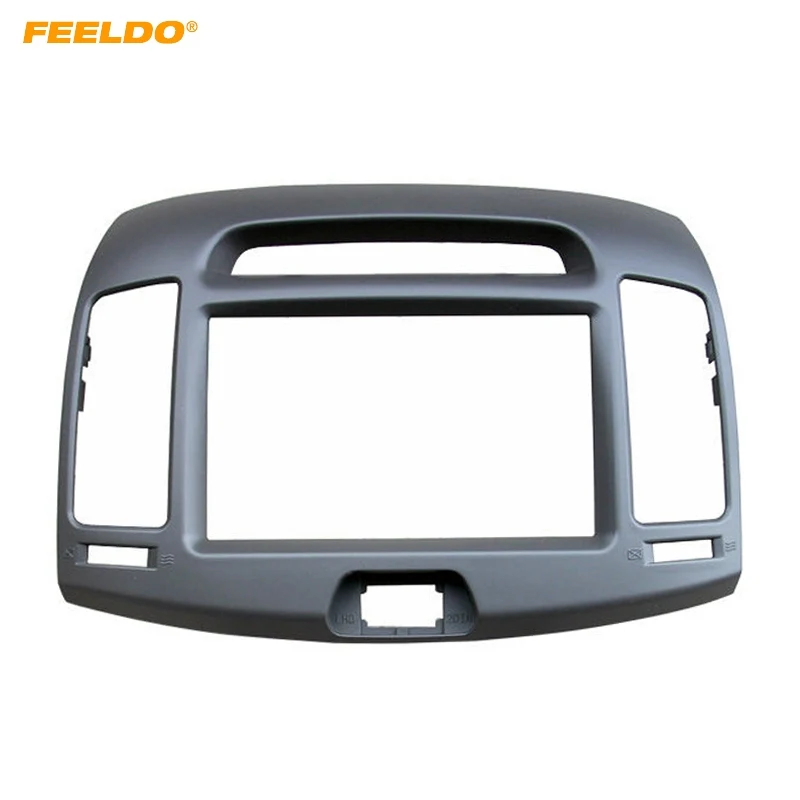 

FEELDO автомобильный 2Din DVD Радио фасции Рамка для Hyundai Elantra 2006-2011 (корейский тип, LHD) стерео Лицевая панель отделка комплект # HQ5151