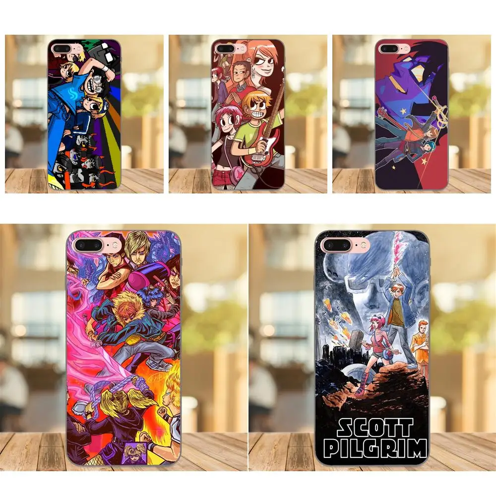 

For Samsung Galaxy Note 4 8 9 G313 S3 S4 S5 S6 S7 S8 S9 S10 Edge Plus Lite I9082 TPU Design Scott Pilgrim Vs The World Design