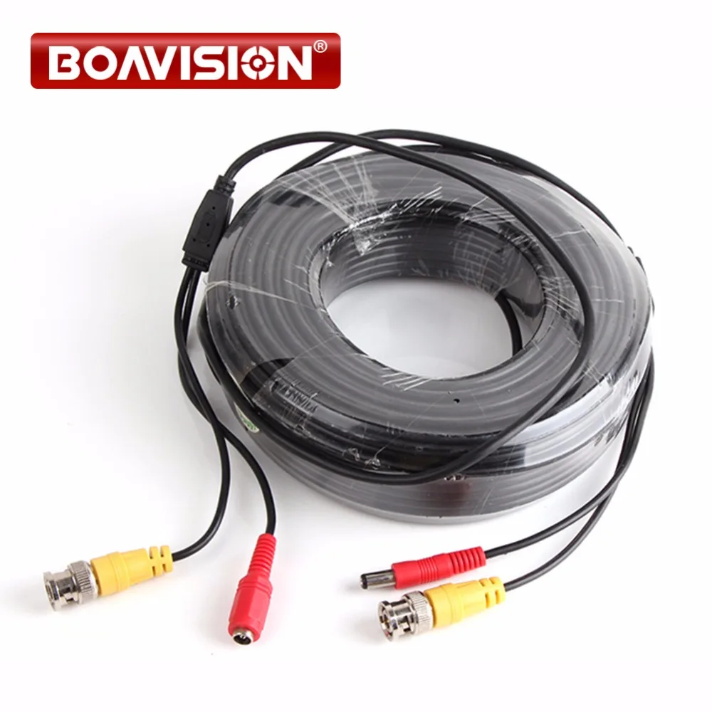 

BNC + DC Connector 30m/100ft CCTV Extension Cable For Security System Camera Cable BNC Power Support CVI,TVI,AHD Cameras