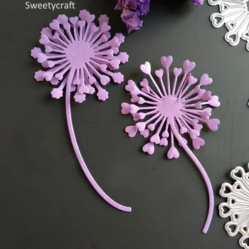 

Metal Cutting Dies Scrapbooking New 2019 3D Heart Flower Background Frame Dies Stencil Craft Die Cut Stmps Christmas Card Making