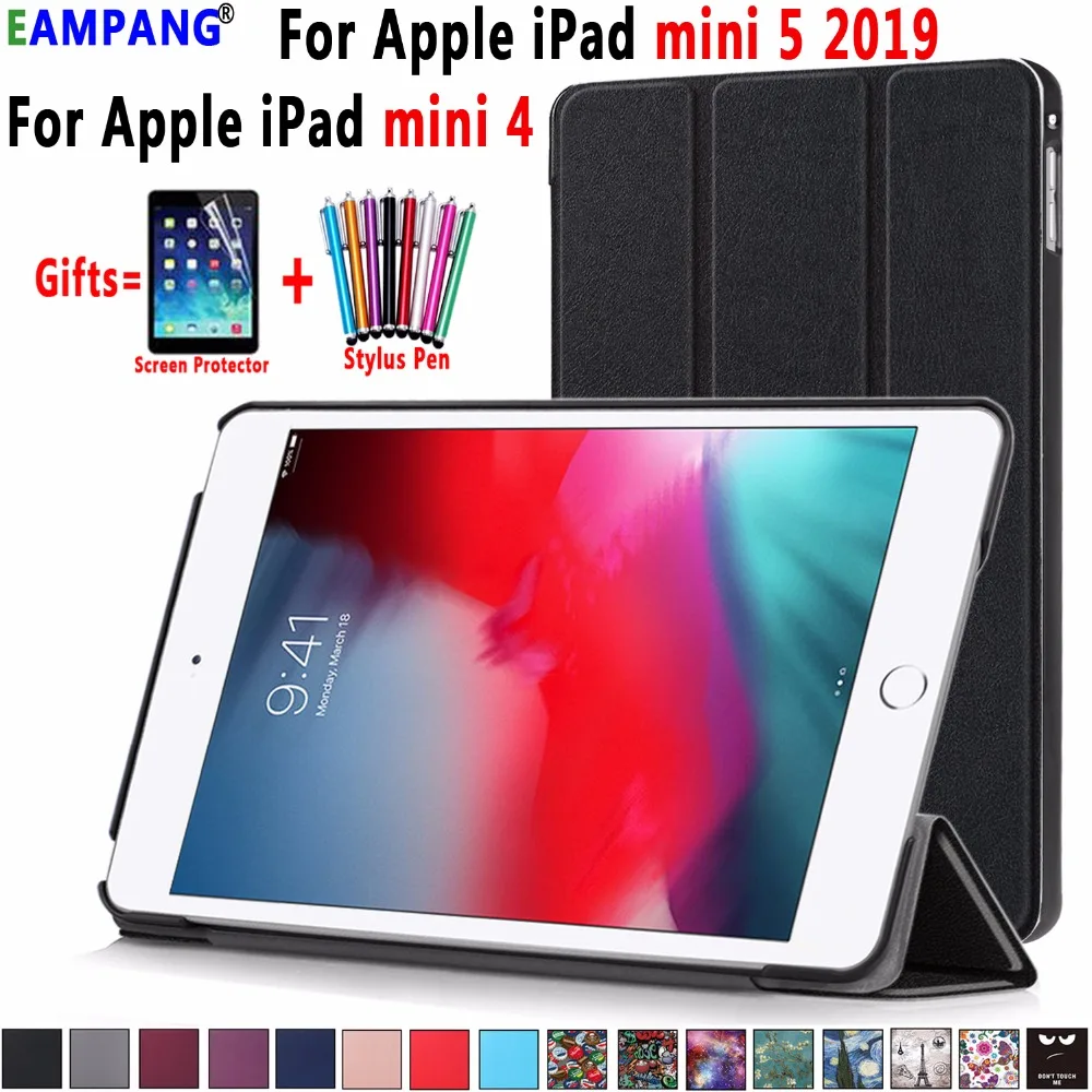 Магнитная кожа проснулся Смарт сна чехол для Apple iPad mini 4 5 2019 7 9 дюйма mini4 mini5 A1538 A2133